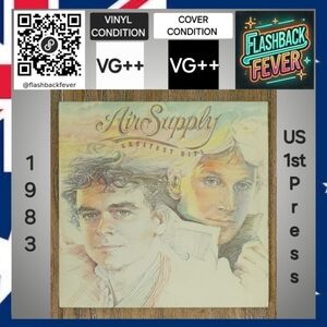 AIR SUPPLY•Greatest Hits•Aug 1983 US (#AL8-8024)•Comp, Allen Zentz, Allied Press